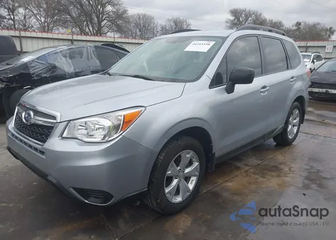 2015 Subaru Forester 2.5I z USA, uszkodzony, nr VIN JF2SJABC5FH429536